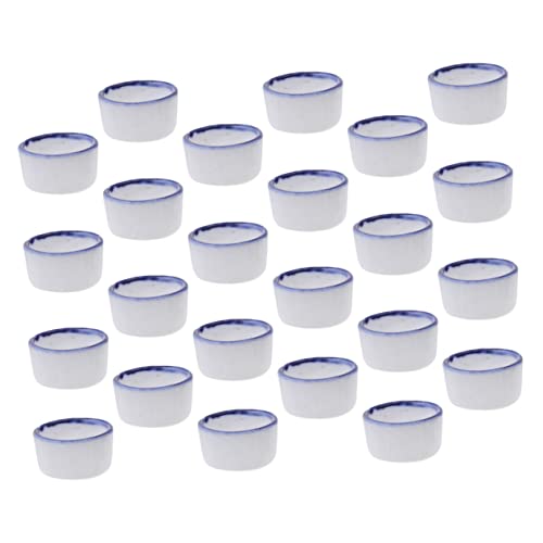 ifundom 24Stücke Crawler Fütterungssenke Teilig Mini Wasserschale Für Spinnen Und Reptilien Zu Reinigen Langlebig Sicheres Futter Und Trinkbehältnis Für Haustiere von ifundom