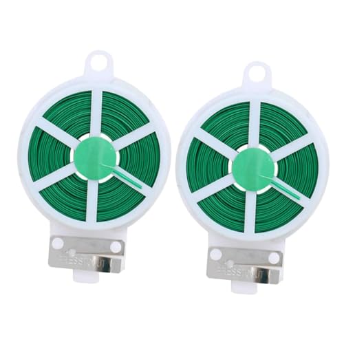 ifundom 2Rollen Gartenpflanzenbindedraht mit Cutter Flexibler DIY Fixierungsgurt für Pflanzen und Gemüse Langlebige und Reißfeste Schnur für Gartenarbeiten ifundom 2Rollen Gartenpflanzenbindedraht mit Cutter Flexibler DIY Fixierungsgurt für Pflanzen und Gemüse Langlebige und Reißfeste Schnur für Gartenarbeiten von ifundom