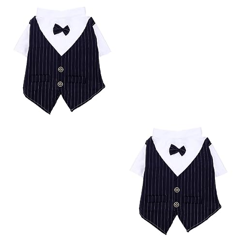ifundom 2 Stücke Outfits Für Hunde Hochzeit Thema Bekleidung Fliege Kleid Hemd Für Haustier ifundom 2 Stücke Outfits Für Hunde Hochzeit Thema Bekleidung Fliege Kleid Hemd Für Haustier von ifundom