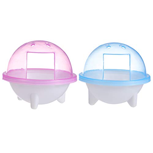 ifundom 2Stücke Hamster Badewanne für Kleintiere Hygienische Kunststoff Toilette mit Abdeckung für Hamster Mäuse und Andere Pelzige Freunde Langlebig und Sicher im Käfig ifundom 2Stücke Hamster Badewanne für Kleintiere Hygienische Kunststoff Toilette mit Abdeckung für Hamster Mäuse und Andere Pelzige Freunde Langlebig und Sicher im Käfig von ifundom