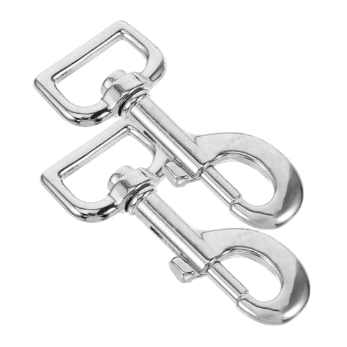 ifundom 2Stücke Hundeleinenverschluss Metall Karabinerhaken mit Drehfunktion Langlebige Clips für Haustierleinen und Zubehör Befestigen an Taschen und Gürteln ifundom 2Stücke Hundeleinenverschluss Metall Karabinerhaken mit Drehfunktion Langlebige Clips für Haustierleinen und Zubehör Befestigen an Taschen und Gürteln von ifundom