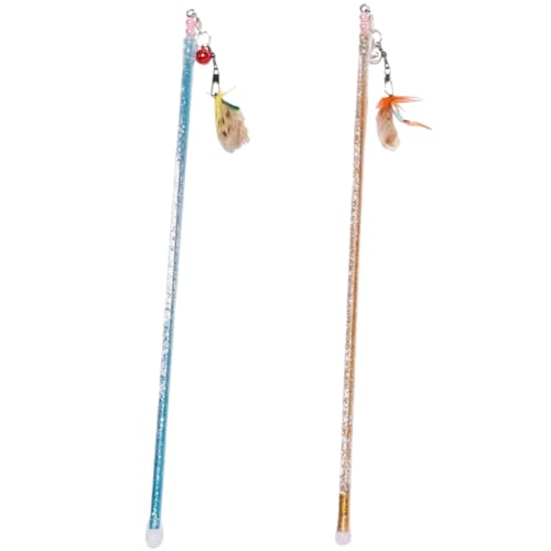 ifundom 2 Stück Interaktive Katzenangel mit Spielzeug für Hauskatzen Aktivieren Sie den für Indoor Spiel mit Flexiblem Acrylstab und Spielzeug Aufsätzen ifundom 2 Stück Interaktive Katzenangel mit Spielzeug für Hauskatzen Aktivieren Sie den für Indoor Spiel mit Flexiblem Acrylstab und Spielzeug Aufsätzen von ifundom