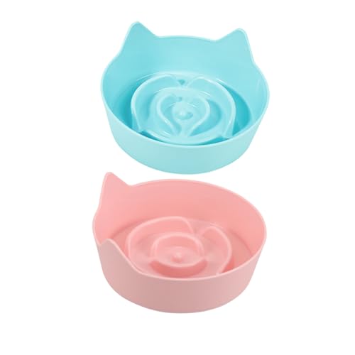 ifundom 2Stücke Katzen Futternäpfe Katzenohrform Rutschfestes Slow Feeder Design für Haustiere Futterteller zur Vermeidung von Erstickungsgefahr für Heimgebrauch ifundom 2Stücke Katzen Futternäpfe Katzenohrform Rutschfestes Slow Feeder Design für Haustiere Futterteller zur Vermeidung von Erstickungsgefahr für Heimgebrauch von ifundom
