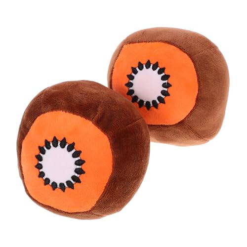 ifundom 2stücke Squeaky Hundespielzeug Im -Design Interaktives Kauspielzeug Für Hunde Molarspielzeug Plüsch Für Entspanntes Und Zahnpflege von ifundom