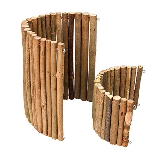 ifundom 2Stücke Kleines Haustier Reptilienversteck Natürliches Holzdesign für Schildkröten Hamster und Eidechsen für Terrarien und Sichere Rückzugsmöglichkeiten S von ifundom