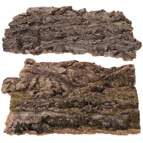 ifundom 2Stücke Reptilienkletterplattform Aus Naturholz Terrarium Dekoration Für Eidechsen Schildkröten Und Andere Haustiere Zu Reinigen Natürliche von ifundom