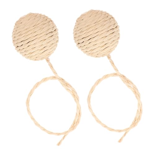 ifundom 2pcs Katzenkratzen Nach Dem Austausch Mit Sisalball Vielseitige Katzenspielzeugkatze Kratzspielzeug Für Innenkatzen ifundom 2pcs Katzenkratzen Nach Dem Austausch Mit Sisalball Vielseitige Katzenspielzeugkatze Kratzspielzeug Für Innenkatzen von ifundom