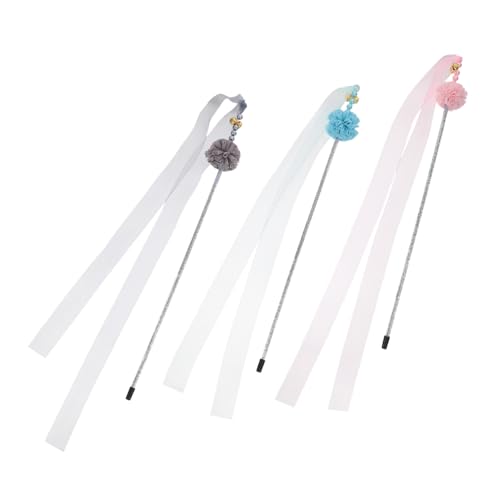 ifundom 3 Stück Katzenangel mit Bunten Ribbons Interaktive Katzenspielzeuge für Spaß und Bewegung für Katzenrassen Stressbewältigung ifundom 3 Stück Katzenangel mit Bunten Ribbons Interaktive Katzenspielzeuge für Spaß und Bewegung für Katzenrassen Stressbewältigung von ifundom