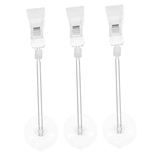 ifundom 3 Stück Teiliges Aquarium Saugnapf Clip Verstellbare Halter mit Rutschfester Oberfläche Drehbar für Pflanzen Fischfutterhalter Geeignet Einfache Werkzeug ifundom 3 Stück Teiliges Aquarium Saugnapf Clip Verstellbare Halter mit Rutschfester Oberfläche Drehbar für Pflanzen Fischfutterhalter Geeignet Einfache Werkzeug von ifundom
