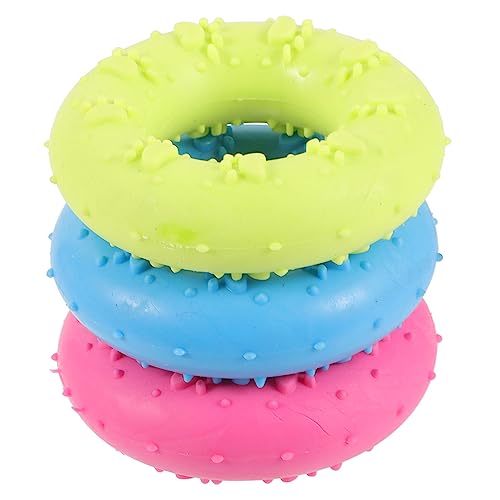 ifundom 3 Stück Teiliges Donut für Aggressive Interaktive Trainingsspielzeuge für Welpen und Fördert und Beschäftigung ifundom 3 Stück Teiliges Donut für Aggressive Interaktive Trainingsspielzeuge für Welpen und Fördert und Beschäftigung von ifundom