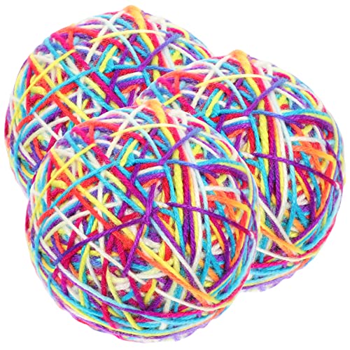ifundom 3 Stück Teiliges Katzenspielzeug aus Strapazierfähigem Material Interaktive Spielzeuge für Katzen Farbenfrohe Spielbälle Bewegung und Spaß für Haushalt und Kätzchen ifundom 3 Stück Teiliges Katzenspielzeug aus Strapazierfähigem Material Interaktive Spielzeuge für Katzen Farbenfrohe Spielbälle Bewegung und Spaß für Haushalt und Kätzchen von ifundom