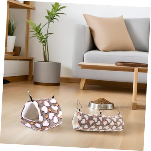 ifundom 3 Teiliges Nagetier-hängematten Plüsch und Baumwolle Warmes Kleines Tiernest und Kuschelhöhle für Ratten Chinchillas und Hamster Abnehmbar und Leicht zu Reinigen für Käfige im ifundom 3 Teiliges Nagetier-hängematten Plüsch und Baumwolle Warmes Kleines Tiernest und Kuschelhöhle für Ratten Chinchillas und Hamster Abnehmbar und Leicht zu Reinigen für Käfige im von ifundom