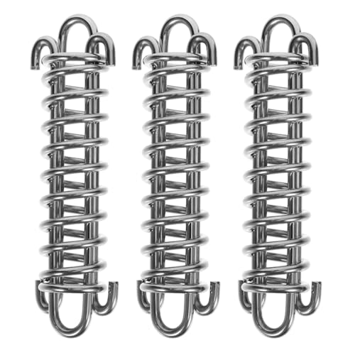 ifundom 3-teilige Bungee-Hundeleine-Feder: Stoßdämpfer-Leinenfeder für mittelgroße und große Hunde, Outdoor-Abenteuer, Seilspanner, Markise, Fester Haken von ifundom