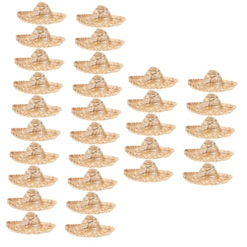 ifundom 30 STK geflochtener Strohhut Spielzeug für Kinder kinderspielzeug Mini-Weihnachtsfeierhüte hüte dekor Geschenk Hawaii-Hut Exquisite Hutstütze Mini-Strohhut-Requisite Foto ifundom 30 STK geflochtener Strohhut Spielzeug für Kinder kinderspielzeug Mini-Weihnachtsfeierhüte hüte dekor Geschenk Hawaii-Hut Exquisite Hutstütze Mini-Strohhut-Requisite Foto von ifundom