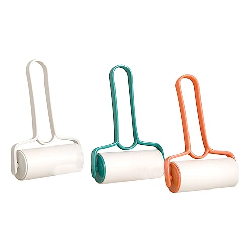 ifundom 3stücke Teiliges Sticky Paper Roller Für Effektive Tierhaarentfernung Wiederverwendbare Fusselrolle Mit Komfortablem Ergonomischen Griff Für Kleidung Und Möbel Mit Abnehmbarem Deck von ifundom