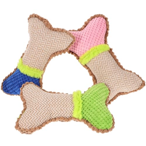 ifundom 3stücke Teiliges Plüsch-Hunde-kauspielzeug Quietschendes Langlebiges Spielzeug Für Welpen Interaktives Spielzeug Zur Zahnpflege Für Mehr Freude Beim Spielen ifundom 3stücke Teiliges Plüsch-Hunde-kauspielzeug Quietschendes Langlebiges Spielzeug Für Welpen Interaktives Spielzeug Zur Zahnpflege Für Mehr Freude Beim Spielen von ifundom