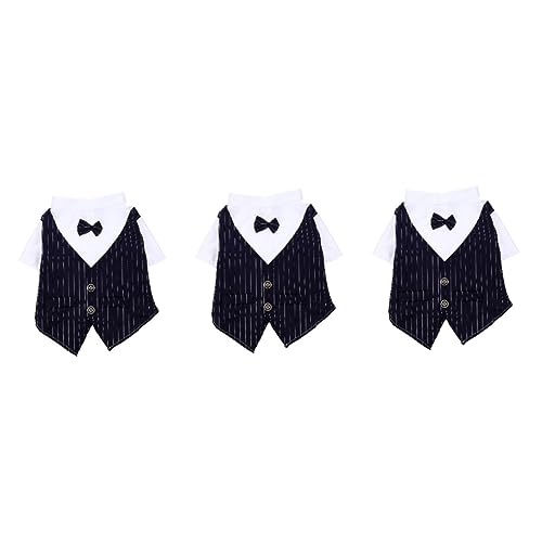 ifundom 3 Stück Exquisite Handwerkskunst Bequeme Haustierkleidung Thema Hundekleidung Hochzeit Haustierdekoration Für Hunde ifundom 3 Stück Exquisite Handwerkskunst Bequeme Haustierkleidung Thema Hundekleidung Hochzeit Haustierdekoration Für Hunde von ifundom