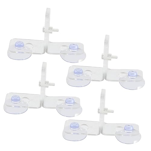 ifundom 4 Sätze Aquarium Trennwand Set Teiliges Saugnapf Teiler Set aus für Fischzucht und Isolation zur Trennung Verschiedener Fischarten und Schaffung Eines Sicheren Lebensraums von ifundom