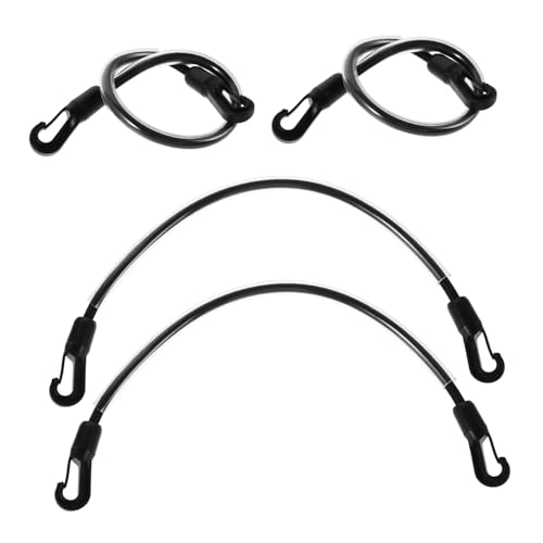 ifundom 4 Stück Elastische Verstellbare Beingurte für Pferdedecke Teilig mit Robusten Doppelclips Einfach zu Montieren Langlebig und Sicherer für Winterpferdedecken von ifundom