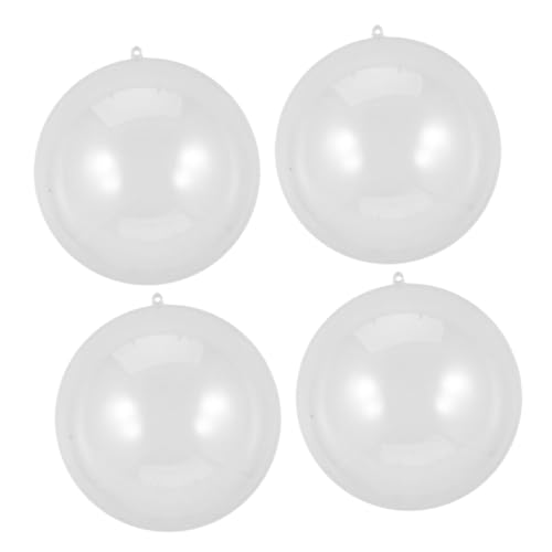 ifundom 4 Stück Farn Pflanzabdeckung Durchsichtige Kugeln Zum Basteln Heißluftballonnetze Badekugel Durchsichtige Befüllbare Weihnachtsdekorationen Durchsichtige Große Luftballons von ifundom