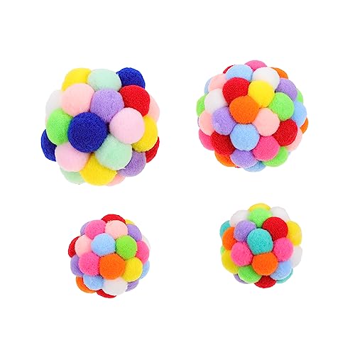 ifundom 4 Stück Lustiger Katzenball Katzenminze Interaktives Bunte Spielzeuge Mit Katzenbällen Drinnen Spielzeugkatze Kätzchen Bälle Katzenspielzeugball Colorful Plüsch ifundom 4 Stück Lustiger Katzenball Katzenminze Interaktives Bunte Spielzeuge Mit Katzenbällen Drinnen Spielzeugkatze Kätzchen Bälle Katzenspielzeugball Colorful Plüsch von ifundom