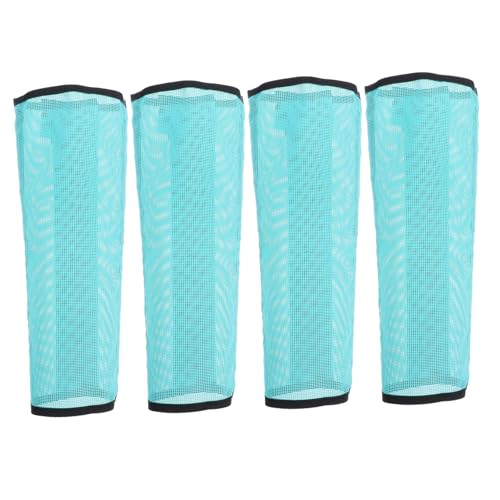 ifundom 4 Stück Pferde Fliegenstiefel aus Feinem Mesh Atmungsaktiv Leicht Elastisch Bequeme Schutzleggings gegen Mücken und Stomping Beinermüdung für Outdoor Training von ifundom
