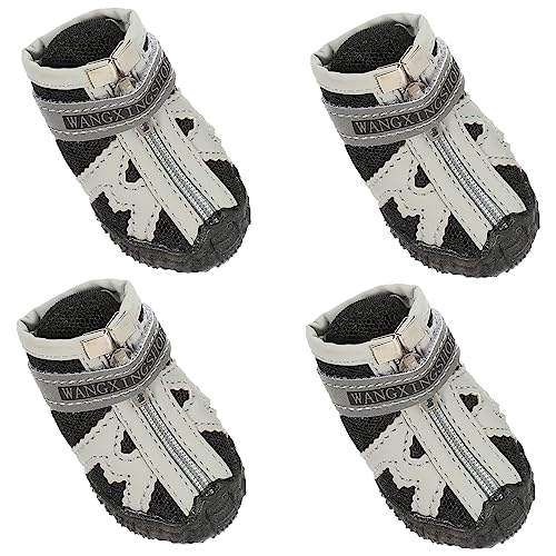 ifundom 4 Stück Schuhe Hunde Netzschuhe Hundefußschutz Hundeschutz Outdoor Hundeschuhe Hundeschuhe Für Heiße Gehwege Schutz Für Kleine Hundeschuhe rutschfeste Schuhe Stoff ifundom 4 Stück Schuhe Hunde Netzschuhe Hundefußschutz Hundeschutz Outdoor Hundeschuhe Hundeschuhe Für Heiße Gehwege Schutz Für Kleine Hundeschuhe rutschfeste Schuhe Stoff von ifundom