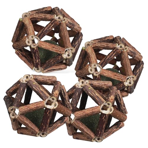 ifundom 4 Stück Spielzeugschleifenstäbchen Drinnen Katze Wohnungskatzen Katzenbälle Katzenspielzeug Katzenfischkugel Kätzchen Backenzahn Polygonum Holz ifundom 4 Stück Spielzeugschleifenstäbchen Drinnen Katze Wohnungskatzen Katzenbälle Katzenspielzeug Katzenfischkugel Kätzchen Backenzahn Polygonum Holz von ifundom