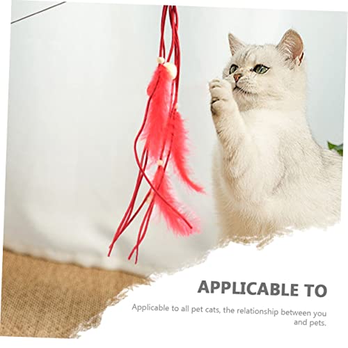 ifundom 4 Stück Teiliges Interaktives Katzenspielzeug Bunte Katzenangel mit Langlebigem Stahlbügel Fördert und Bewegung Geeignet für Katzen zur Beschäftigung und Spielspaß ifundom 4 Stück Teiliges Interaktives Katzenspielzeug Bunte Katzenangel mit Langlebigem Stahlbügel Fördert und Bewegung Geeignet für Katzen zur Beschäftigung und Spielspaß von ifundom