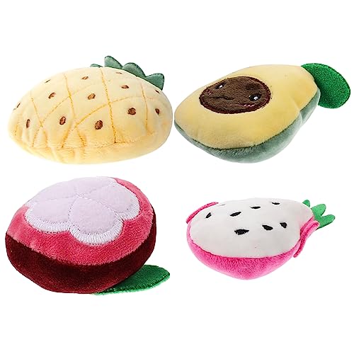 ifundom 4 Stück Teiliges Plüschspielzeug für Katzen mit Katzenminze Avocado Drachenfrucht Mangosteen Ananas Interaktives zur Stressbewältigung Bewegung für Kätzchen ifundom 4 Stück Teiliges Plüschspielzeug für Katzen mit Katzenminze Avocado Drachenfrucht Mangosteen Ananas Interaktives zur Stressbewältigung Bewegung für Kätzchen von ifundom