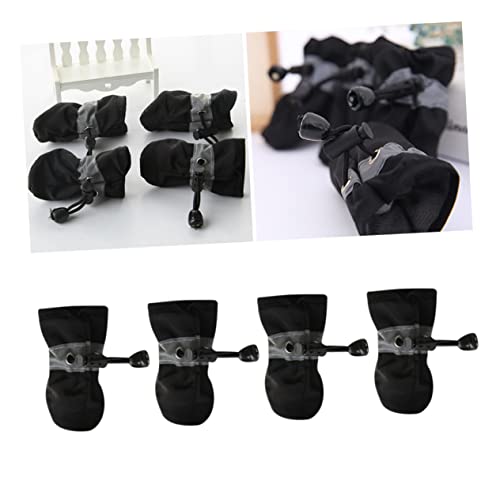 ifundom 4 Stück Teiliges wasserdichte Hundeschuhe mit Rutschfester Sohle Pfotenschützende Winterschuhe für Kleine bis Große Hunde Strapazierfähige Gummistiefel für Outdoor und Sport ifundom 4 Stück Teiliges wasserdichte Hundeschuhe mit Rutschfester Sohle Pfotenschützende Winterschuhe für Kleine bis Große Hunde Strapazierfähige Gummistiefel für Outdoor und Sport von ifundom