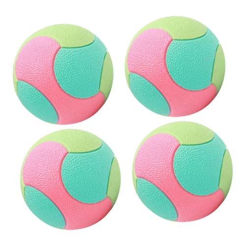 ifundom 4 Stück aktiver rollender Ballhund Haustier kauen Zähne Zahnen interaktiver hundeball Kauspielzeug für Welpen Hundespielzeug für mittelgroße Hunde Schleifball für Hunde Gummi ifundom 4 Stück aktiver rollender Ballhund Haustier kauen Zähne Zahnen interaktiver hundeball Kauspielzeug für Welpen Hundespielzeug für mittelgroße Hunde Schleifball für Hunde Gummi von ifundom