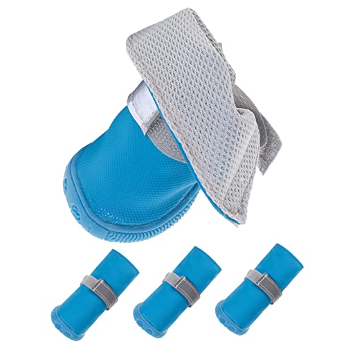ifundom 4 Stück rutschfeste Schuhe für Haustiere Griff groß hundeschuhe Schuhe für Hunde Hundestiefel für draußen Hunde Regenstiefel schützende Haustierschuhe Hündchen Stiefel Haut Blau ifundom 4 Stück rutschfeste Schuhe für Haustiere Griff groß hundeschuhe Schuhe für Hunde Hundestiefel für draußen Hunde Regenstiefel schützende Haustierschuhe Hündchen Stiefel Haut Blau von ifundom