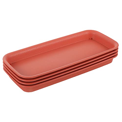 ifundom 4 Stück wasserdichte Tablett Drainage Tabletts Für Blumentöpfe Tablett Für Den Innenbereich Pflanzentabletts Untertasse Blumen Länglich Für Den Außenbereich ifundom 4 Stück wasserdichte Tablett Drainage Tabletts Für Blumentöpfe Tablett Für Den Innenbereich Pflanzentabletts Untertasse Blumen Länglich Für Den Außenbereich von ifundom