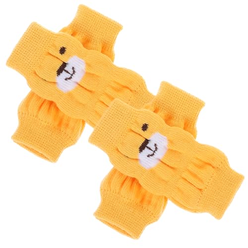 ifundom 4Stücke Hundebeinsocken Für Welpen rutschfeste Rutsch Beinwärmer Für Haustiere Schutz Kälte Und Schmutz Für Drinnen Und Draußen Für Kleine von ifundom