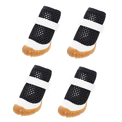 ifundom 4Stücke Hundepfotenabdeckung Atmungsaktive Sommerstiefel für Rutsch Schuhe mit Verstellbarem Design Pfotenschutz für Kleine und Mittlere ifundom 4Stücke Hundepfotenabdeckung Atmungsaktive Sommerstiefel für Rutsch Schuhe mit Verstellbarem Design Pfotenschutz für Kleine und Mittlere von ifundom