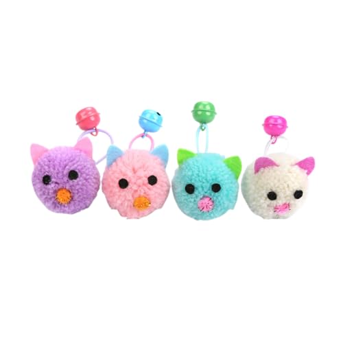 ifundom 4Stücke Lustige Katzen Spielzeuge Plüsch Mäuse mit Glocke Kauspielzeug für Katzen Fördert Bewegung und Beschäftigung Erhältlich ifundom 4Stücke Lustige Katzen Spielzeuge Plüsch Mäuse mit Glocke Kauspielzeug für Katzen Fördert Bewegung und Beschäftigung Erhältlich von ifundom