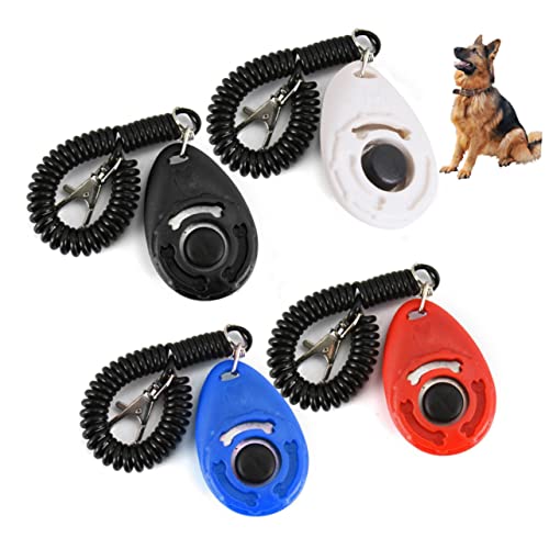 ifundom 4Stücke Pack Hundeklicker mit Großem Professioneller Pet Training Clicker für Katzen Langlebig und Rostfrei für Effektives Training ifundom 4Stücke Pack Hundeklicker mit Großem Professioneller Pet Training Clicker für Katzen Langlebig und Rostfrei für Effektives Training von ifundom