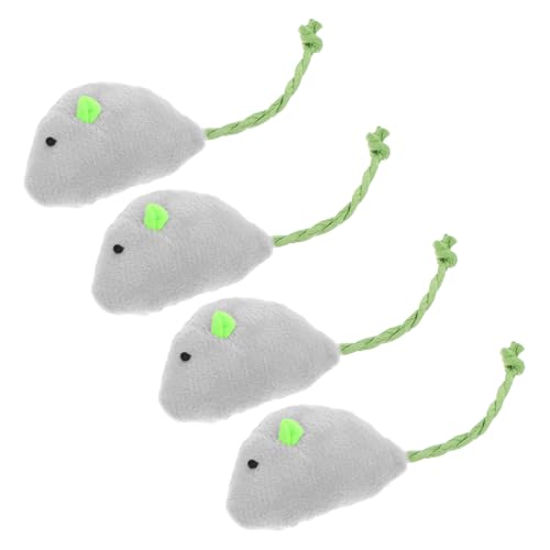 ifundom 4pcs Realistic Plush Mouse Cat Toy Toy Interacting Thing Thing Toy Cat Mäuse Spielzeug Weichkätzchen Kaut Spielzeug Für Innenkatzen Und Kätzchen ifundom 4pcs Realistic Plush Mouse Cat Toy Toy Interacting Thing Thing Toy Cat Mäuse Spielzeug Weichkätzchen Kaut Spielzeug Für Innenkatzen Und Kätzchen von ifundom