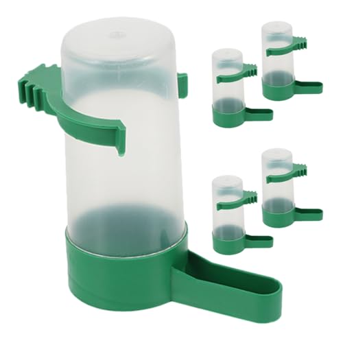 ifundom 5 Stück Automatischer Wasserspender für Vögel Wiederverwendbare Kunststoff Trinkflaschen für Papageien und Kleine Vögel für Vogelkäfige Leicht zu Reinigen und ifundom 5 Stück Automatischer Wasserspender für Vögel Wiederverwendbare Kunststoff Trinkflaschen für Papageien und Kleine Vögel für Vogelkäfige Leicht zu Reinigen und von ifundom