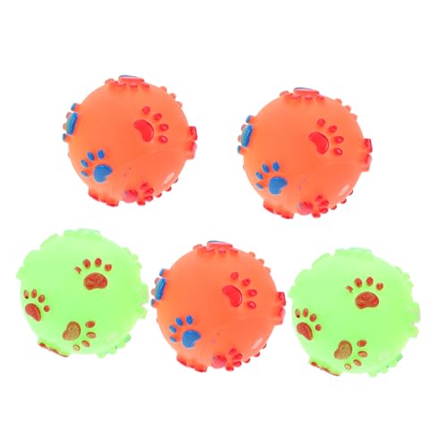 ifundom 5 Stück Pet-Ball- Hundespielzeug Hündchen Lustig Welpe Hundesachen Bälle Für Hunde Haustier Kleiner Hundeball Quietschend Ballspielzeug Für Hunde ifundom 5 Stück Pet-Ball- Hundespielzeug Hündchen Lustig Welpe Hundesachen Bälle Für Hunde Haustier Kleiner Hundeball Quietschend Ballspielzeug Für Hunde von ifundom