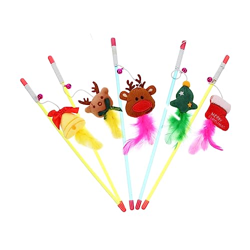 ifundom 5 Stück Weihnachtsglocken Katzenangel Interaktives Katzenminze für Katzen Katzenliebhaber Fördert Bewegung und Spielspaß ifundom 5 Stück Weihnachtsglocken Katzenangel Interaktives Katzenminze für Katzen Katzenliebhaber Fördert Bewegung und Spielspaß von ifundom