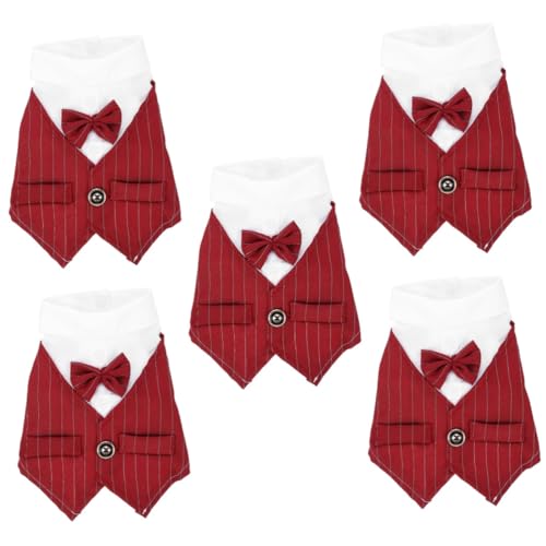 ifundom 5 Stücke Entzückende Welpen Festival Hochzeit Phantasie Kleid Kostüm Haustier Dekorative Kleidung Für Dekorationen von ifundom