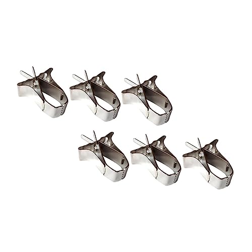 ifundom 6 Stück Teiliges Gemüseclips für Vögel Langlebige Wiederverwendbare Futterhalter für Papageien und Haustiere Kompakte für Käfige Vielseitige Haushalts und Gartennutzung von ifundom