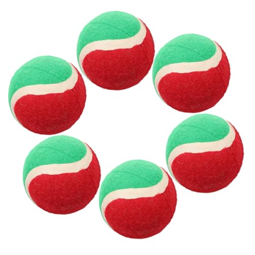 ifundom 6 Stück Tennisbälle aus Bissfeste und Stoßfeste Bälle für Kleine Interaktives Kauspielzeug für Training und Drinnen und Draußen ifundom 6 Stück Tennisbälle aus Bissfeste und Stoßfeste Bälle für Kleine Interaktives Kauspielzeug für Training und Drinnen und Draußen von ifundom