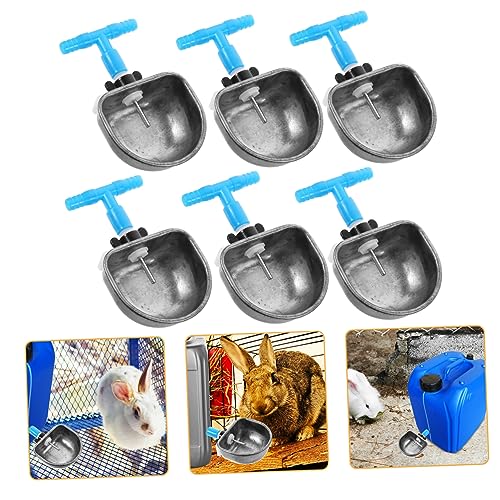 ifundom 6 Stück Kaninchen Wasserspender Automatischer Trinknapf Hängende Tränke für Kaninchen Großes Fassungsvermögen Praktischer Wassernapf für Kaninchenzucht ifundom 6 Stück Kaninchen Wasserspender Automatischer Trinknapf Hängende Tränke für Kaninchen Großes Fassungsvermögen Praktischer Wassernapf für Kaninchenzucht von ifundom