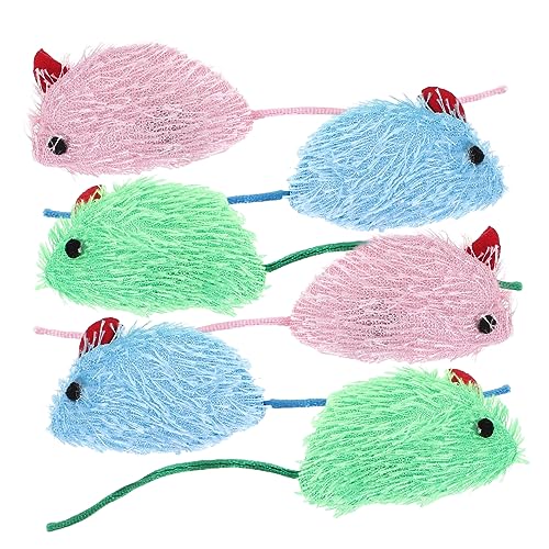 ifundom 6pcs Plüsch Kätzchen Teaser Spielzeug Katze Interaktive Spielzeug für Indoor Katzen ifundom 6pcs Plüsch Kätzchen Teaser Spielzeug Katze Interaktive Spielzeug für Indoor Katzen von ifundom