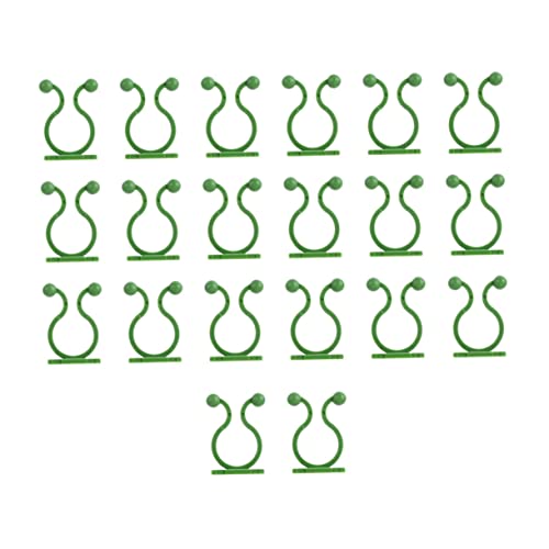 ifundom 80 Stück Fixer für grüne Pflanzen Wandclips aus Weinreben Zimmerpflanzen Pflanzenwand Wall Hooks wandverkleidung von Pflanzenbefestigungen Wandklebehaken Plastik Green von ifundom
