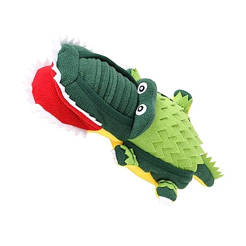 ifundom Alligator Snuffle für Interaktives Kau und Denkspielzeug für Welpen Fördert Schnüffeltraining und Geistige Fitness für Drinnen und Draußen Stressabbau für Haustiere von ifundom
