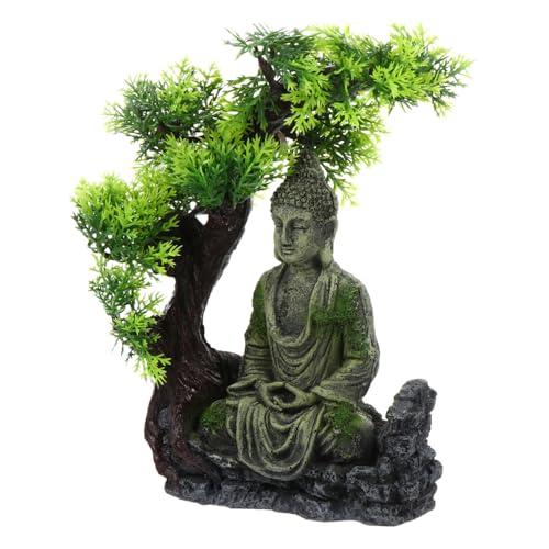 ifundom Aquarium Buddha Statue Resin Ornament Fisch Tank Landschaft Dekoration Sitzender Buddha für Fischversteck und Zen Aquarium Deko ifundom Aquarium Buddha Statue Resin Ornament Fisch Tank Landschaft Dekoration Sitzender Buddha für Fischversteck und Zen Aquarium Deko von ifundom